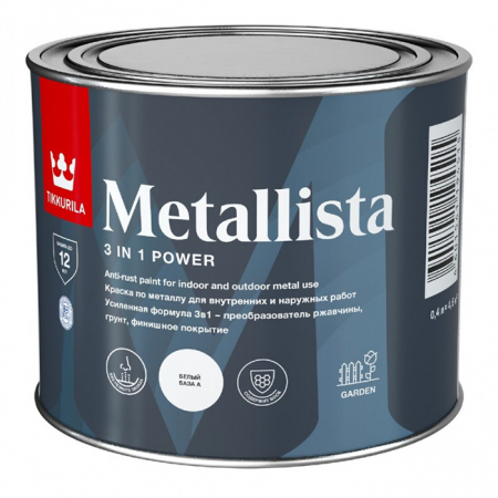 Tikkurila Metallista / Тиккурила Металлиста краска по ржавчине