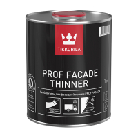 TIKKURILA PROF FACADE THINNER растворитель для краски Prof Facade (1л)*