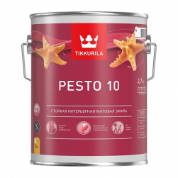 Tikkurila Euro Pesto 10 / Тиккурила Песто 10 эмаль алкидная для внутренних работ матовая