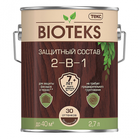 Bioteks / Биотекс защитный состав 2 в 1 Классик Универсал