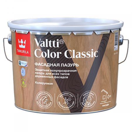 Tikkurila Valtti Color Classic / Тиккурила Валтти Колор Класик лазурь фасадная на маслянной основе