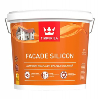 TIKKURILA FACADE SILICON / ТИККУРИЛА ФАСАД СИЛИКОН краска акриловая для фасадов база C 0,9 л