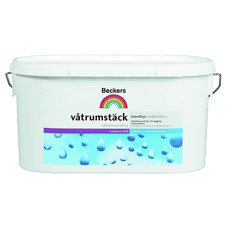 Beckers Vatrumstack / Беккерс Ватрумстак полуглянцевая краска для влажных помещений 