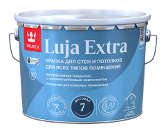TIKKURILA LUJA EXTRA 7 краска для влажных помещений антигрибковая акриловая матовая, база A (0,9 л)