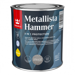 Tikkurila Metallista Hammer / Тиккурила Металлиста Хаммер краска по ржавчине, молотковая