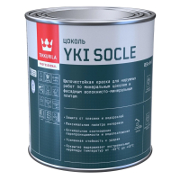 TIKKURILA YKI SOCLE краска для цоколя, щелочестойкая, водно-дисперсионная, матовая, база A (9л)