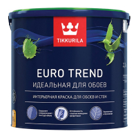 TIKKURILA EURO TREND краска интерьерная для обоев и стен, база A (2,7л)