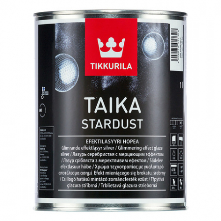 Tikkurila Taika Stardust / ТиккурилаТайка Стардаст лазурь с мерцающим эффектом